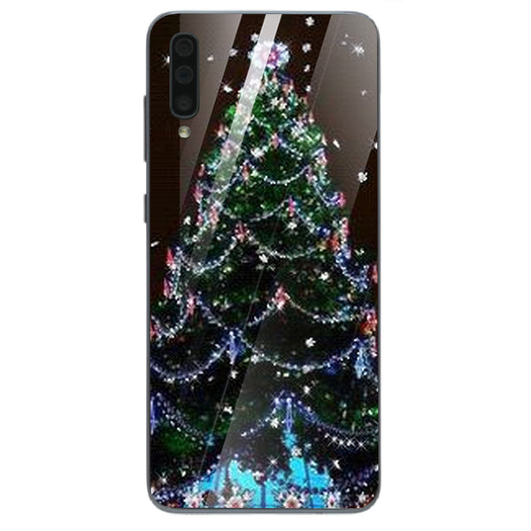 Merry Chrismas Tempered Glass Phone Case for Samsung Galaxy A70