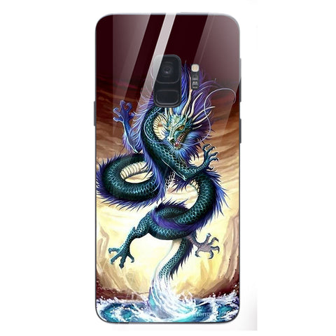 Dragon Tempered Glass Phone Case for Samsung Galaxy S9