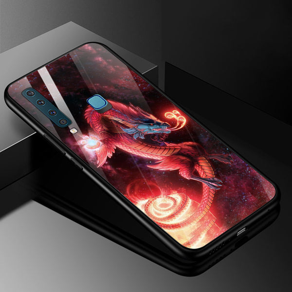 Dragon Tempered Glass Phone Case for Samsung Galaxy A9 2018