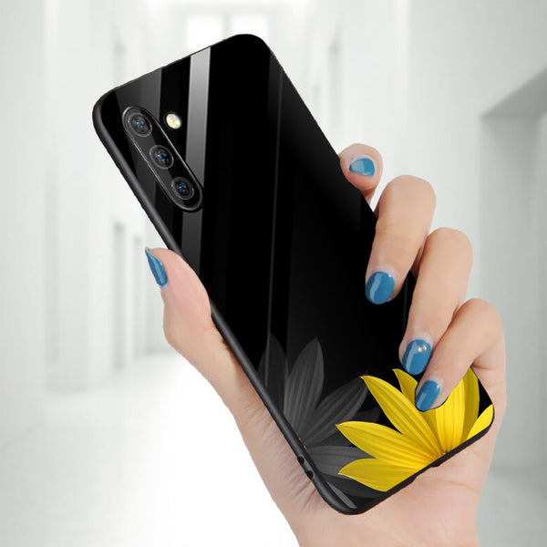 Beautiful Flowers Tempered Glass Phone Case for Samsung Galaxy Note 10