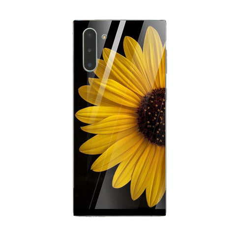 Beautiful Flowers Tempered Glass Phone Case for Samsung Galaxy Note 10