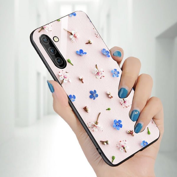 Beautiful Flowers Tempered Glass Phone Case for Samsung Galaxy Note 10