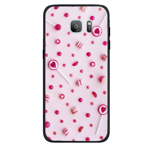 Beautiful Flowers Tempered Glass Phone Case for Samsung Galaxy S7 Edge