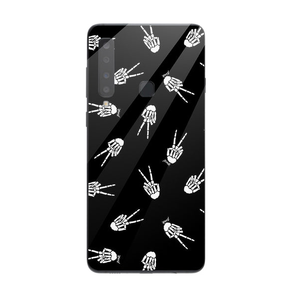 Halloween Skull Tempered Glass Phone Case for Samsung Galaxy A9 2018