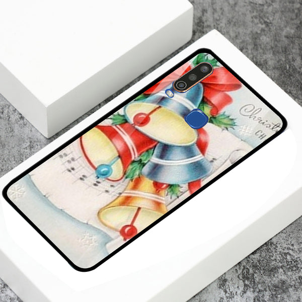 Merry Chrismas Tempered Glass Phone Case for Vivo Y17