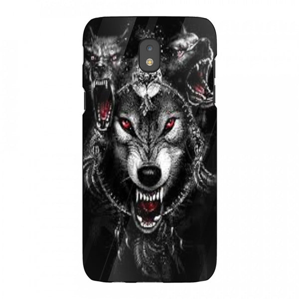 Wolf Eyes Tempered Glass Phone Case for Samsung Galaxy J5 Pro
