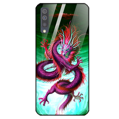 Dragon Tempered Glass Phone Case for Samsung Galaxy A50S