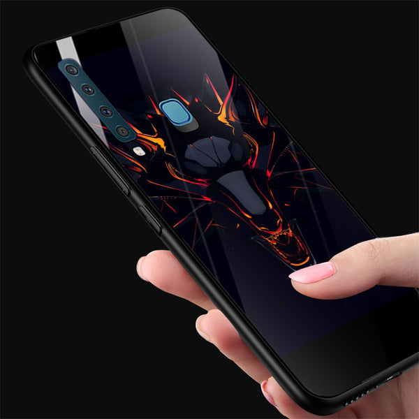 Wolf Eyes Tempered Glass Phone Case for Samsung Galaxy A9 2018