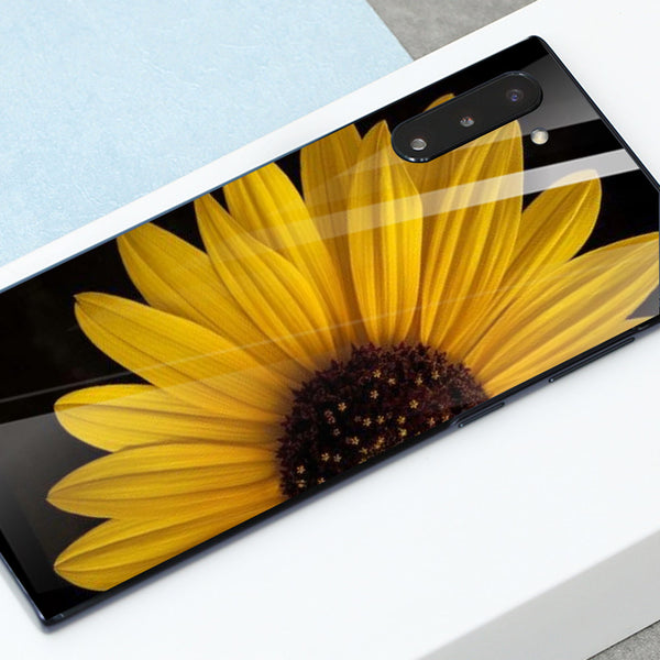 Beautiful Flowers Tempered Glass Phone Case for Samsung Galaxy Note 10