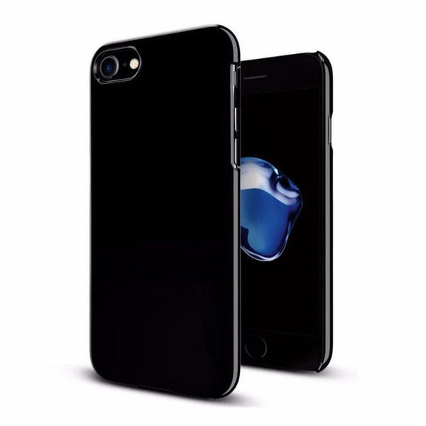 Jet Black PC Shockproof Case Cover For iPhone 7/7 Plus