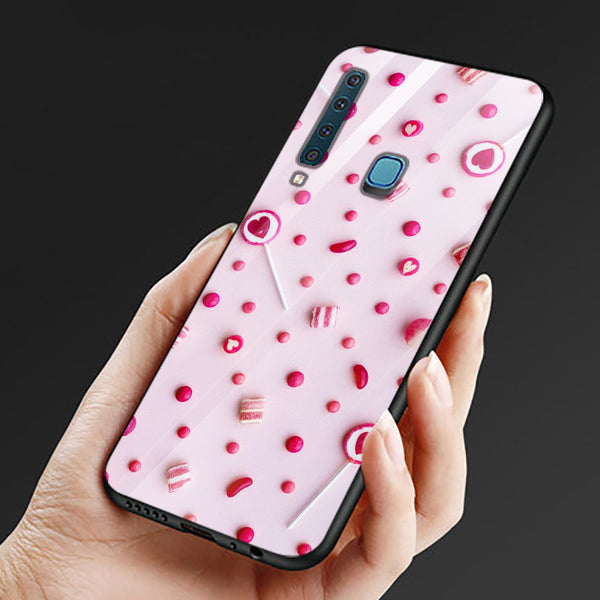 Beautiful Flowers Tempered Glass Phone Case for Samsung Galaxy A9 2018