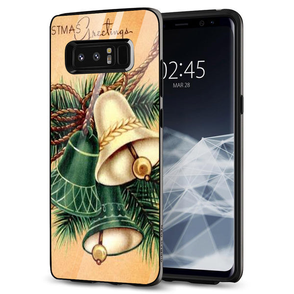 Merry Chrismas Tempered Glass Phone Case for Samsung Galaxy Note 8