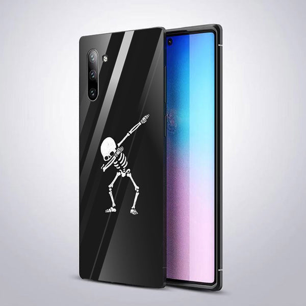 Halloween Skull Tempered Glass Phone Case for Samsung Galaxy Note 10