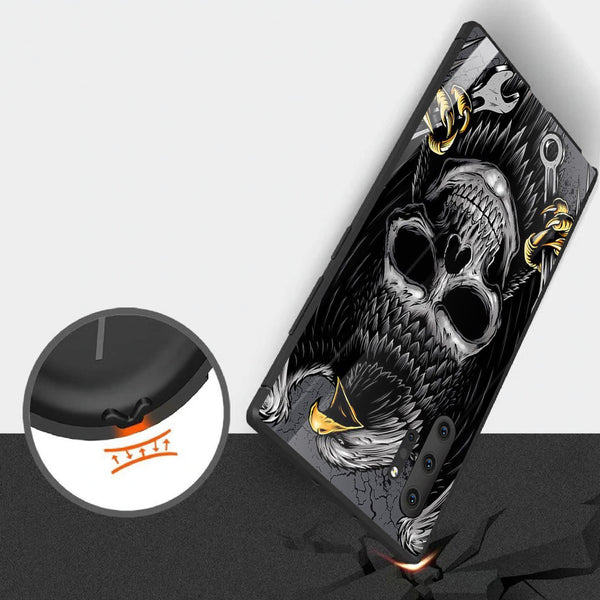 Eagle Tempered Glass Phone Case for Samsung Galaxy Note 10 Plus