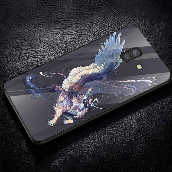 Dragon Tempered Glass Phone Case for Samsung Galaxy J6 Plus