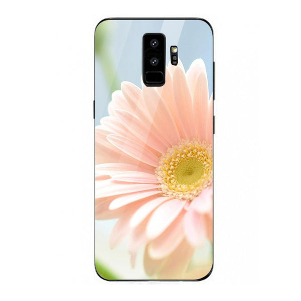 Beautiful Flowers Tempered Glass Phone Case for Samsung Galaxy S9 Plus