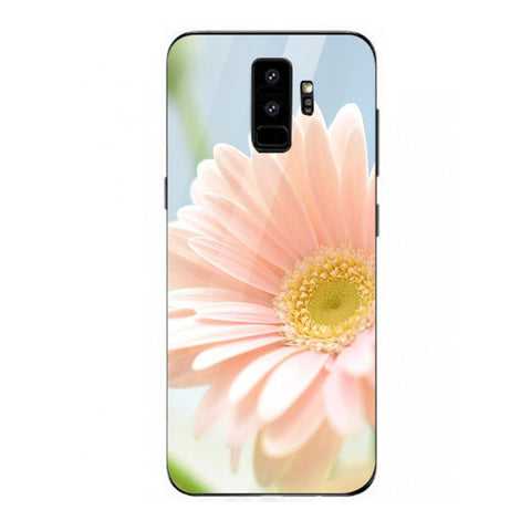 Beautiful Flowers Tempered Glass Phone Case for Samsung Galaxy S9 Plus