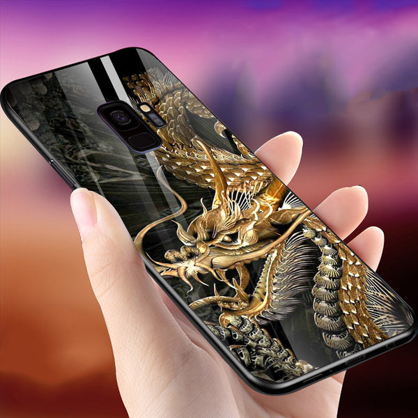 Dragon Tempered Glass Phone Case for Samsung Galaxy S9