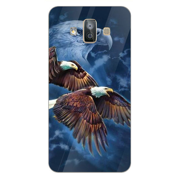 Eagle Tempered Glass Phone Case for Samsung Galaxy J7 Duo
