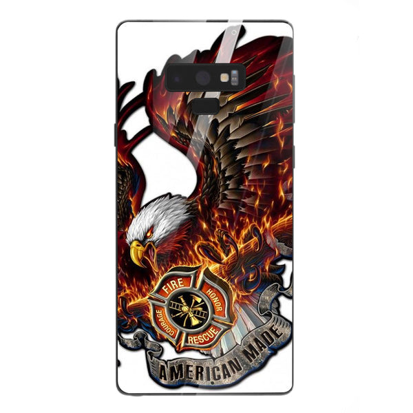 Eagle Tempered Glass Phone Case for Samsung Galaxy Note 9