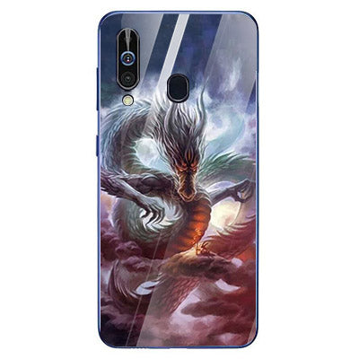 Dragon Tempered Glass Phone Case for Samsung Galaxy A60