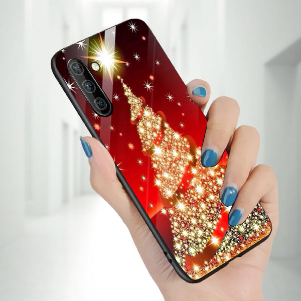 Merry Chrismas Tempered Glass Phone Case for Samsung Galaxy Note 10