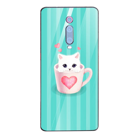 Cute Teddy Bear Tempered Glass Phone Case for Xiaomi Redmi K20