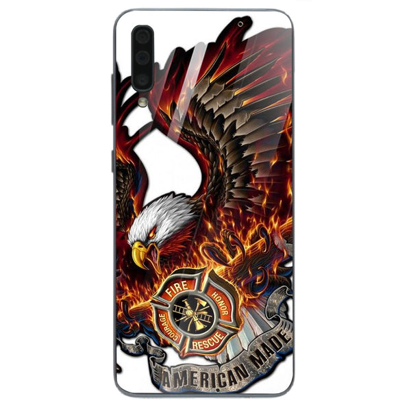 Eagle Tempered Glass Phone Case for Samsung Galaxy A70