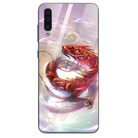 Dragon Tempered Glass Phone Case for Samsung Galaxy A70