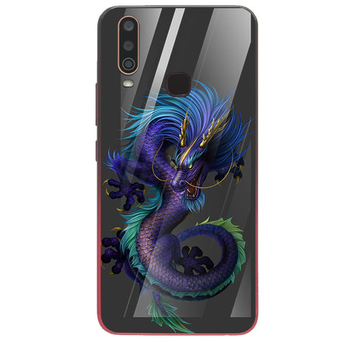 Dragon Tempered Glass Phone Case for Vivo Y17