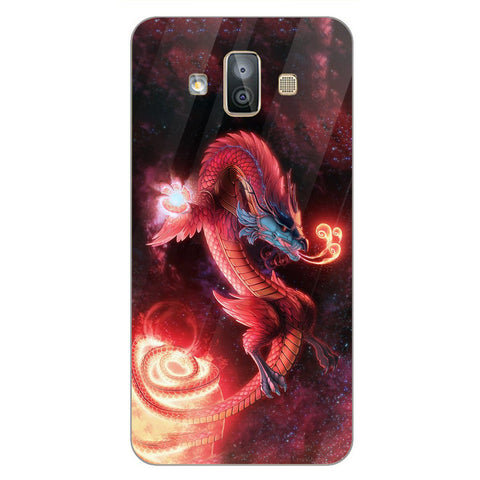 Dragon Tempered Glass Phone Case for Samsung Galaxy J7 Duo