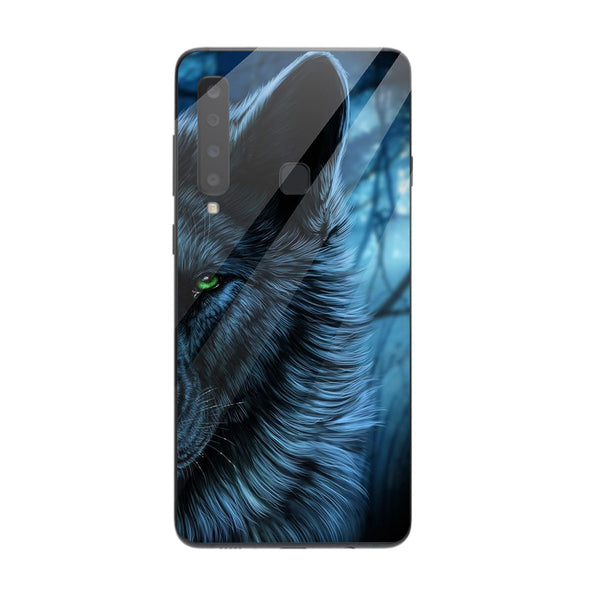 Wolf Eyes Tempered Glass Phone Case for Samsung Galaxy A9 2018