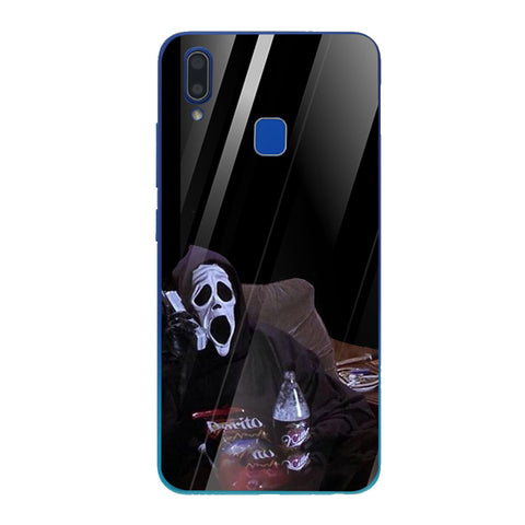 Halloween Skull Tempered Glass Phone Case for Vivo Y95
