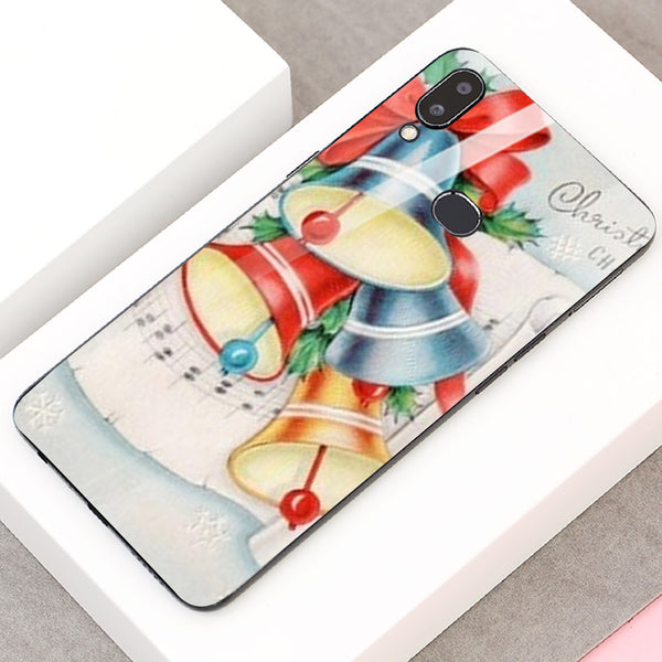 Merry Chrismas Tempered Glass Phone Case for Samsung Galaxy A10S