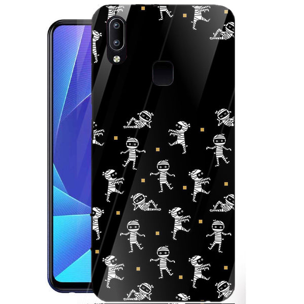 Halloween Skull Tempered Glass Phone Case for Vivo Y95