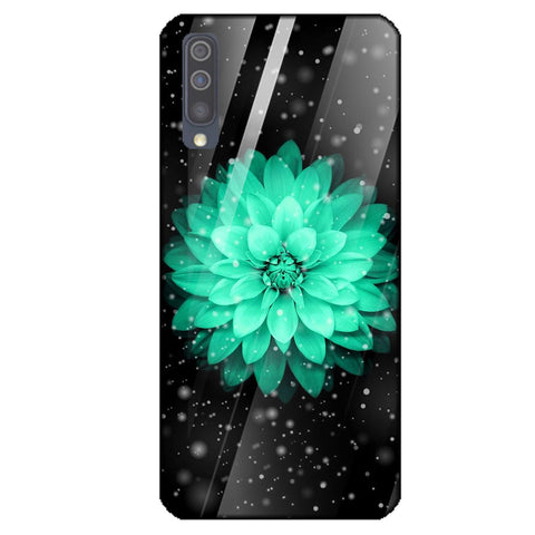 Beautiful Flowers Tempered Glass Phone Case for Samsung Galaxy A50S