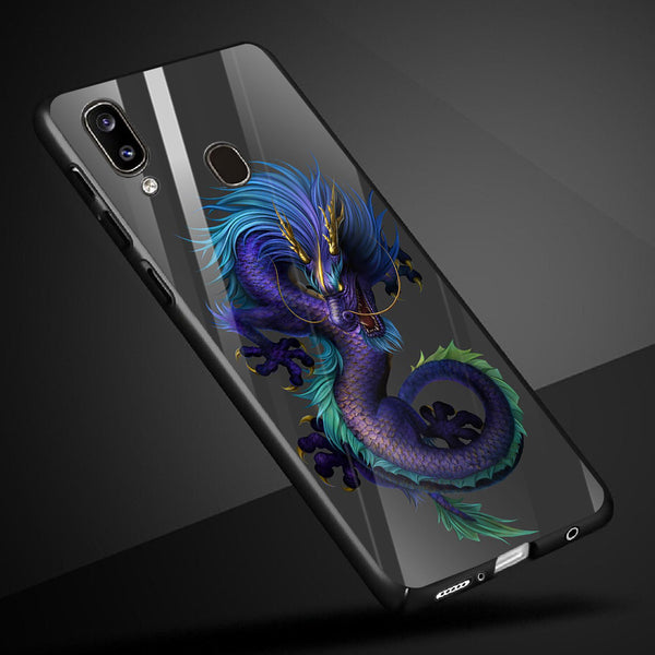 Dragon Tempered Glass Phone Case for Samsung Galaxy A30