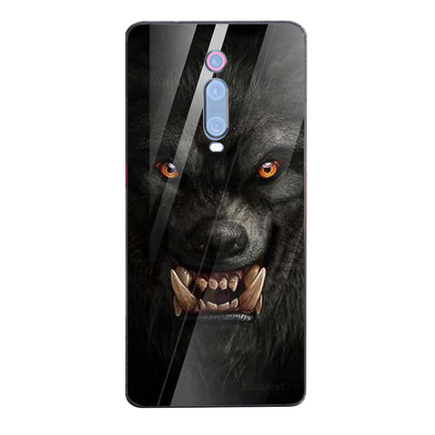 Wolf Eyes Tempered Glass Phone Case for Xiaomi Redmi K20 Pro