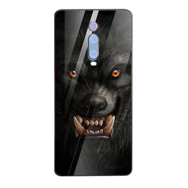 Wolf Eyes Tempered Glass Phone Case for Xiaomi Redmi K20