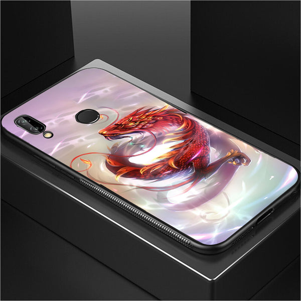 Dragon Tempered Glass Phone Case for Samsung Galaxy M20