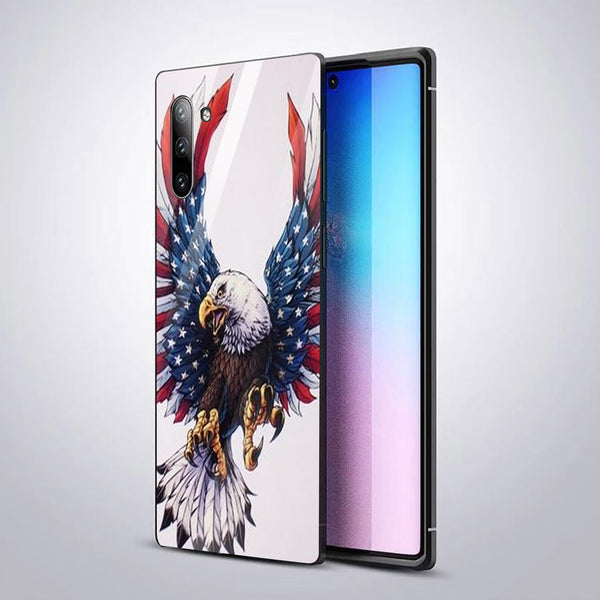 Eagle Tempered Glass Phone Case for Samsung Galaxy Note 10