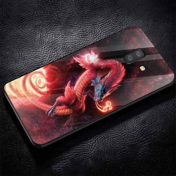 Dragon Tempered Glass Phone Case for Samsung Galaxy J6 Plus