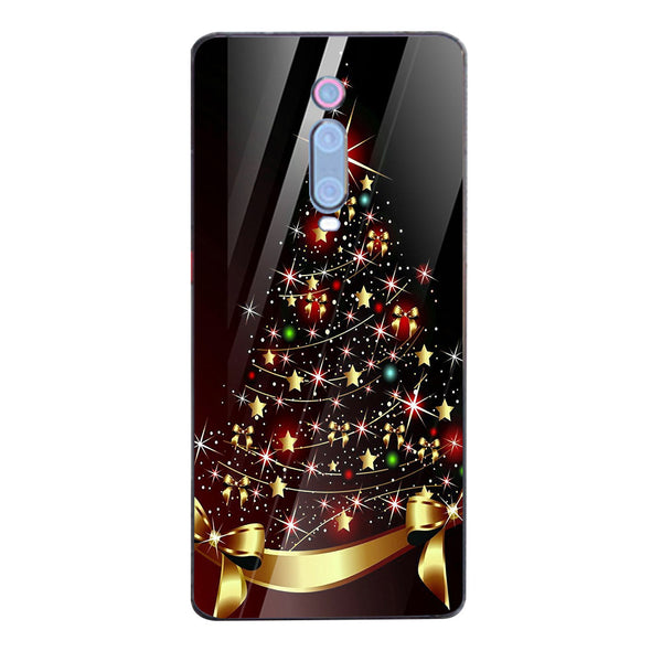 Merry Chrismas Tempered Glass Phone Case for Xiaomi Redmi K20 Pro