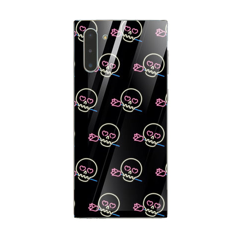 Halloween Skull Tempered Glass Phone Case for Samsung Galaxy Note 10