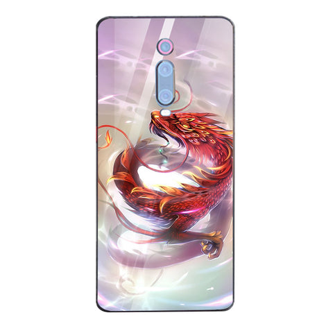 Dragon Tempered Glass Phone Case for Xiaomi Redmi K20