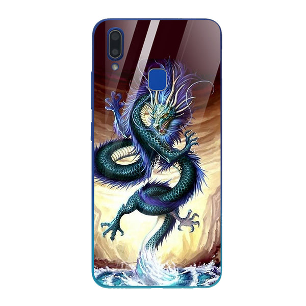 Dragon Tempered Glass Phone Case for Vivo Y91