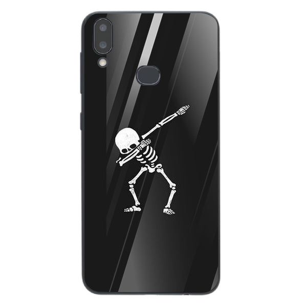 Halloween Skull Tempered Glass Phone Case for Samsung Galaxy A10S