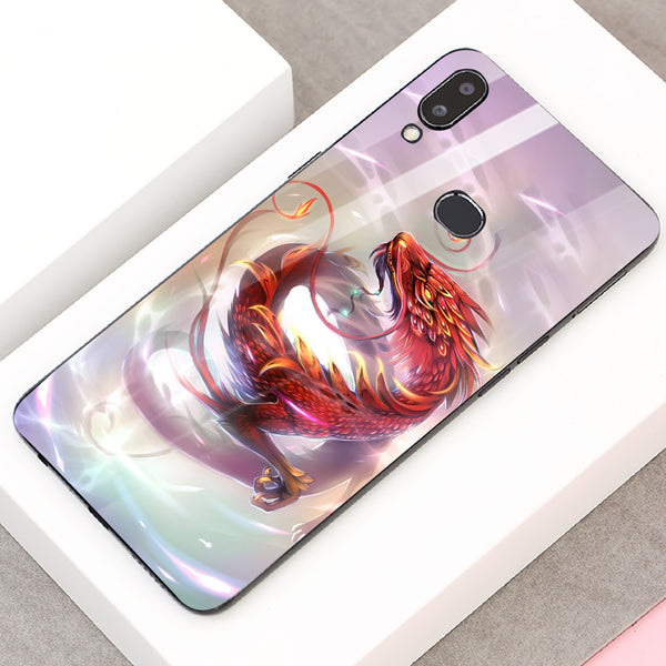 Dragon Tempered Glass Phone Case for Samsung Galaxy A10S