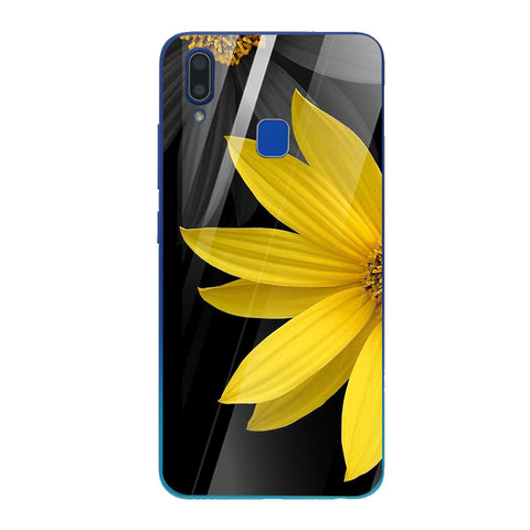 Beautiful Flowers Tempered Glass Phone Case for Vivo Y91