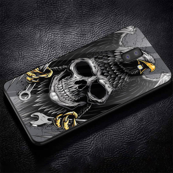 Eagle Tempered Glass Phone Case for Samsung Galaxy J6 Plus